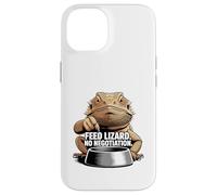 Nutrire lucertola senza negoziazione divertente rettile Custodia per iPhone 14