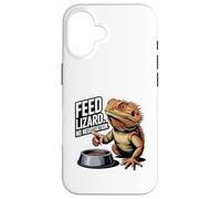 Nutrire lucertola senza negoziazione divertente rettile Custodia per iPhone 16