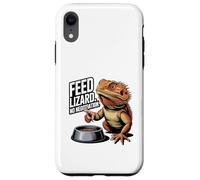 Nutrire lucertola senza negoziazione divertente rettile Custodia per iPhone XR