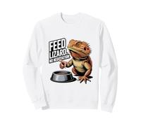 Nutrire Lucertola Senza negoziazione Divertente Rettile Felpa