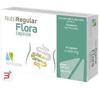 Nutrileya Integratore Nutriregular Flora – Fermenti lattici vivi – 20 capsule