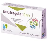 Nutrileya Integratore Nutriregular Flora – Fermenti lattici vivi – 20 capsule