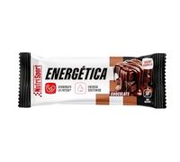Nutrisport - Barrette Energetiche 49g - Gusto Cioccolato - Alto Contenuto di Proteine e Carboidrati - Senza Olio di Palma - Senza Glutine - Scatola da 24 unità