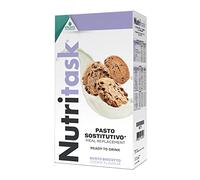 Nutritask - Pasto Sostitutivo, Completo e Pronto all'Uso - con 13 Vitamine e 10 Minerali - Senza Conservanti e Senza Glutine - Biscotto