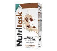 Nutritask - Pasto Sostitutivo, Completo e Pronto all'Uso - con 13 Vitamine e 10 Minerali - Senza Conservanti e Senza Glutine - Mocaccino