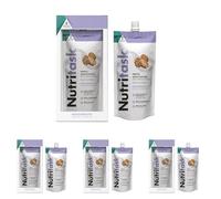 Nutritask - Pasto Sostitutivo Proteico Pronto da Bere - Gusto Biscotto - Completo, Bilanciato e Ipocalorico - con Vitamine e Sali Minerali - Pouch da 220 g (Confezione da 4)