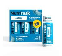 Nutritask Shot Antiox - Antiossidante con Melograno - Box da 6 x 60 ml | Con Melograno e Astaxantina