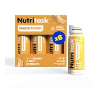 Nutritask Shot Ginger Energy - Energia e Concentrazione - Box da 6x60ml