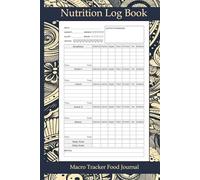 Nutrition Log Book & Macro Tracker Food Journal: Daily Calorie Counting Food Diary Log For Keeping Track Of Your Meals, Calorie, Carbs, Sugar, Fiber, Protein, Fat, and Sodium. Macro Nutrition Tracker