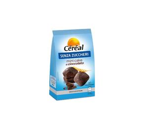 Nutrition & Santè CEREAL MINI CAKE CIOCCOLATO SENZA ZUCCHERO 7 PEZZI 196 G