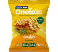 NUTRITION & SANTE' ITALIA SpA PESOFORMA ONE & GO CRACKERS ROSMARINO 60 G