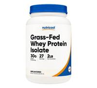 Nutrito con Erba Proteine Del Siero Isolate Polvere 2 Libbre By Nutricost