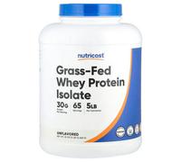 Nutrito con Erba Proteine Del Siero Isolate Polvere 5 Libbre By Nutricost