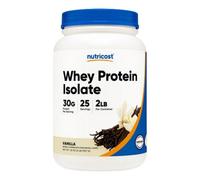 Nutrito con Erba Proteine Del Siero Isolate Polvere Vaniglia 2 Libbre By