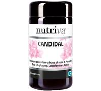 Nutriva Integratore alimentare Candidal per Candida – Semi di pompelmo, Lattoferrina – 30 compresse