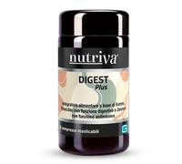 NUTRIVA Digest Plus, Integratore Alimentare con Enzimi, Finocchio con Funzione D
