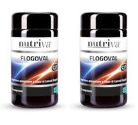 NUTRIVA Flogoval, Integratore alimentare a base di estratti vegetali. Con Boswellia e Artiglio del Diavolo. Supporto articolazioni, benessere articolare. 30 compresse. Vegan, C2P® Tech