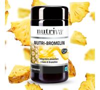 NUTRI - BROMELIN LONG ACTION Nutriva® 30 compresse integratore BROMELINA 1000mg