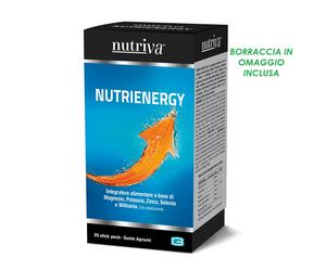 Nutriva Nutrienergy 20 Stick con Borraccia in Omaggio
