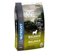 NUTRIVET - INNE CHIEN BALANCE - Crocchette senza cereali - Cane adulto sterilizzato o sovrappeso - Pollame - 80% ingredienti di origine animale - 3 kg