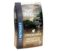 NUTRIVET - INNE CHIEN CROISSANCE - Crocchette senza cereali - Cucciolo - Pollo - 80% ingredienti di origine animale - 3 kg