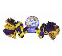 Nuts For Knots" - Giocattolo per cani con 2 nodi, misura grande