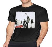 NUTS SNACKS Heroes del Silencio T-Shirts Men's Tops Crewneck Cotton Black L