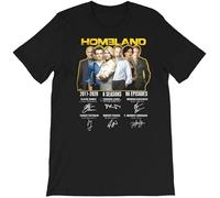 NUTS SNACKS Homeland 8 Season 96 Episodes all Cast Signed Movie Film Cinema Gift Female Unisex T-Shirt Top Black 3XL