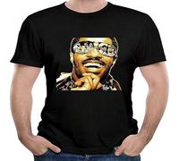 NUTS SNACKS Men's Stevie Come And Wonder all I Do T Shirt Black M