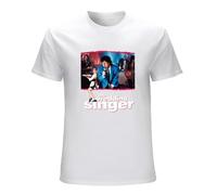NUTS SNACKS Men's The Wedding Singer V1 T-Shirt Movie Poster Adam Sandler, Drew Barrymore White L