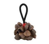 Nutshell Handbell Shell Nut Shaker, scacciapensieri in legno realizzato a mano, sonaglio di accompagnamento per concerti di festa, regalo unico (C)