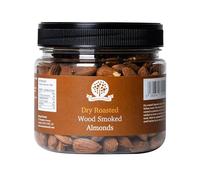 Nutural World - Mandorle affumicate a secco e tostate al legno - Non salate (500g) - Vincitore del Great Taste Awards
