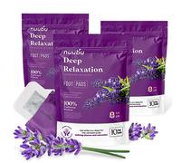 Nuubu Cerotti Detox Piedi con Lavanda 3 Pack. Cerotti Giapponesi Naturali Eccellenti per Detox, Cerotti per Dormire e Patch per Dormire. Cerotti alla Lavanda per Disintossicare e Purificare