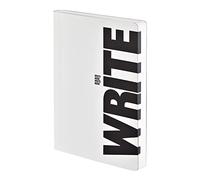 Nuuna Graphic l "write-wrong Smooth Bonded Leather notebook - bianco
