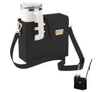 NUUOTP Borsa per Stanley Cup Stanley Cup Accessori Borsa a tracolla portatile per Stanley Stanley Cup Borsa Stanley Cup Accessori Crossbody Bag per la maggior parte delle bottiglie d'acqua (nero)