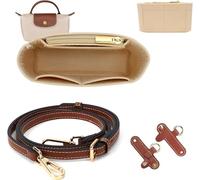 NUUOTP Tracolla per Longchamp Marrone Tracolla e Organizer per Longchamp Mini Borsa Tracolla Donna Tracolla e Tasca interna Borse per Long Champ Mini
