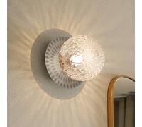 Nuura Aps Applique Nuura Liila 1 Medium, argento/trasparente, IP44, G9 Nuura Aps