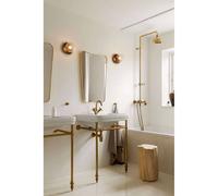 Nuura Aps Applique Nuura Liila 1 Medium, bronzo/trasparente, IP44, G9 Nuura Aps