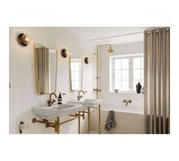Nuura Aps Applique Nuura Liila 1 Medium, nero/trasparente, IP44, G9 Nuura Aps