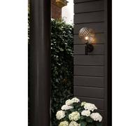 Nuura Aps Nuura applique da esterno Miira, Ø 20 cm, nero/trasparente Nuura Aps