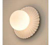 Nuura Aps Nuura applique Liila Muuse, Ø 20 cm IP44, bianco/opale Nuura Aps