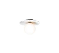 Nuura Liila Muuse Lampada da Parete/ Plafoniera Piccolo Bianco/opale