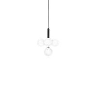 Nuura Miira 4 Lampadario Grigio Roccia e Opale Bianco