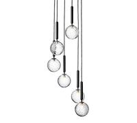 Nuura Miira 6 Lampadario Piccolo Trasparente