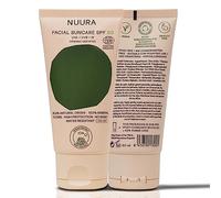 NUURA. ONE BODY, ONE PLANET, ONE WAY. - Crema Solare Facciale Colorata Bio SPF 50+ - Eco-Friendly, Vegan, Ocean & Reef Safe, Impermeabile, Adatta a Pelli Sensibili - 50 ml