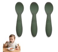 Nuuroo - Ella Silicone Spoon 3-Pack - Dusty Green