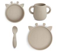 NUUROO Lykke Silicone Dinner Set - 4 Confezioni - Cobblestone