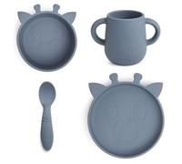 Nuuroo - Lykke silicone dinner set - 4 pack - Bering Sea