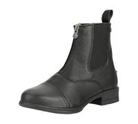 Nuva FZ Soft - Stivali da equitazione Paddock di Suedwind©, morbida e robusta pelle bovina, con fodera in rete, suola in gomma Nova, cerniera anteriore, scarpe per bambini, colore nero, taglia 29-41,