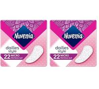 Nuvenia Proteggi Slip Micro, 44 Pezzi | Salvaslip, Formato Micro, Confezione da 44 Pezzi, Protezione Quotidiana Discreta